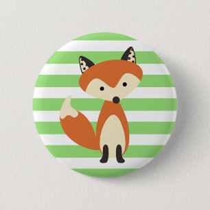 Foxy Fox 6 Cm Round Badge