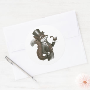 Foxy Fox Classic Round Sticker
