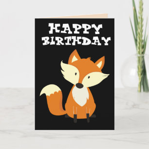 FOXY! FOX HAPPY BIRTHDAY CARDS