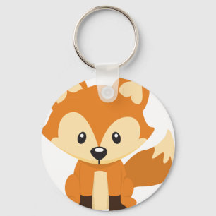 Foxy fox key ring