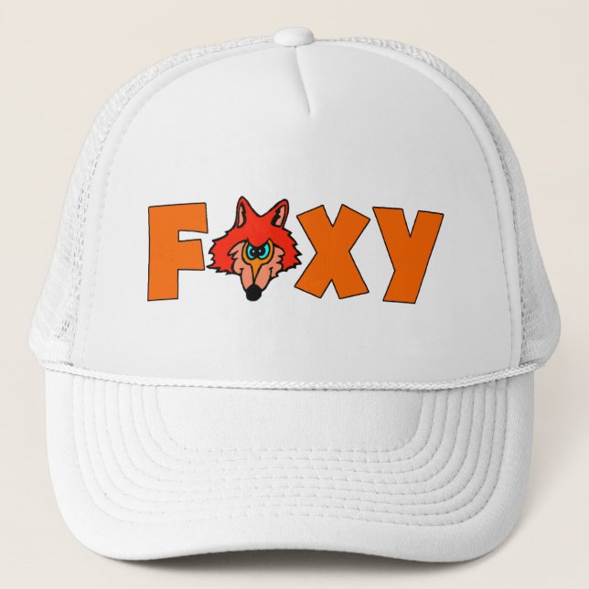 Foxy Fox Trucker Hat (Front)