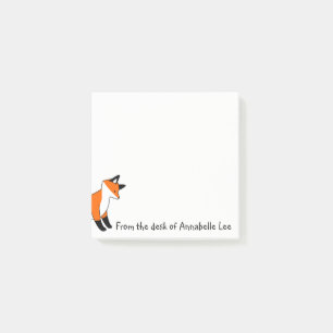 Foxy Friend Post-it Notes