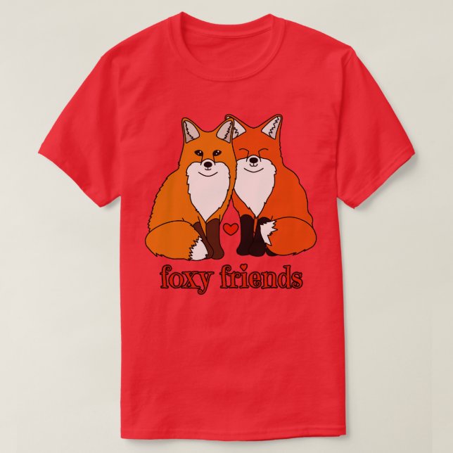 Foxy Friends T-Shirt (Design Front)