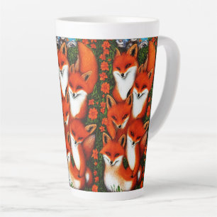 Foxy Fun Latte Mug
