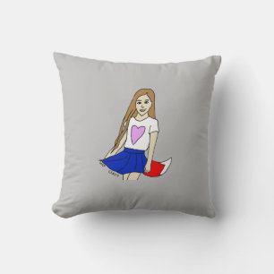 foxy girl  cushion