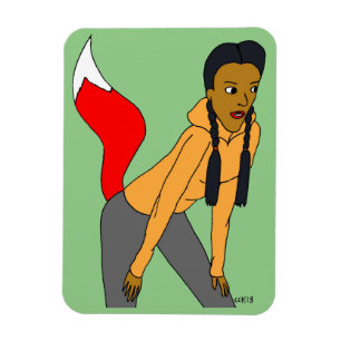 foxy girl magnet