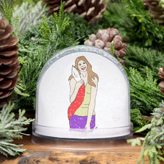 foxy girl snowglobe (Winter)