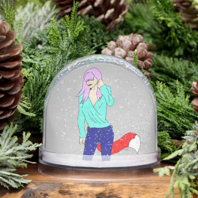 foxy girl   snowglobe (Winter)