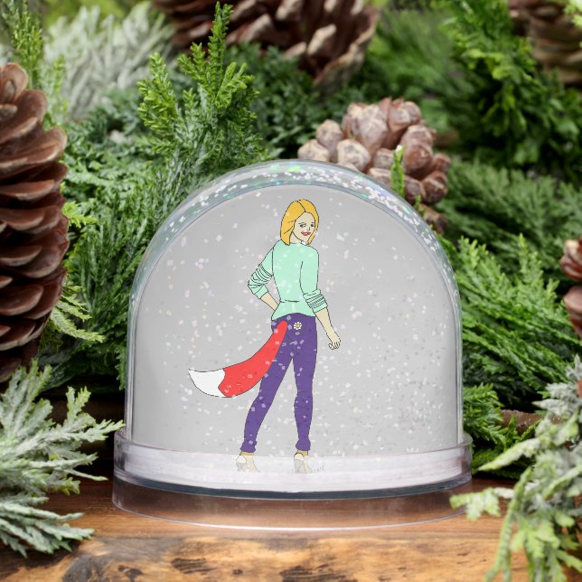 foxy girl    snowglobe (Winter)