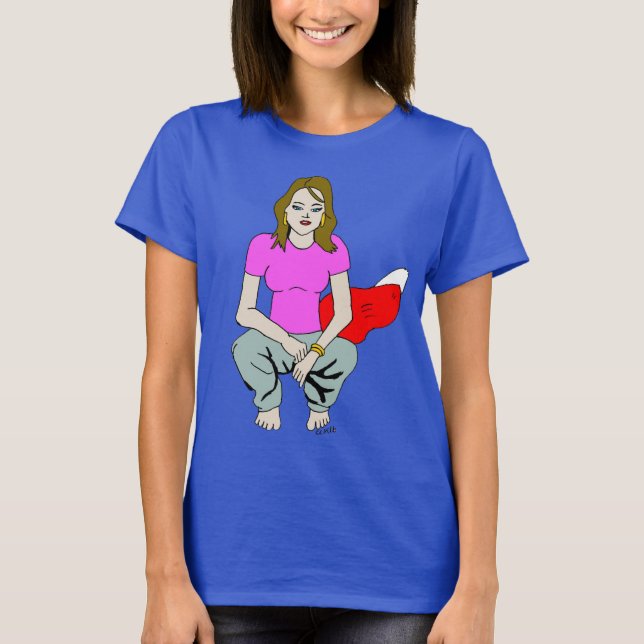 foxy girl   T-Shirt (Front)