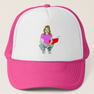 foxy girl  trucker hat