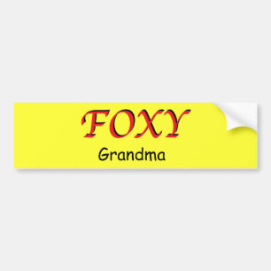 Foxy Grandma Sticker