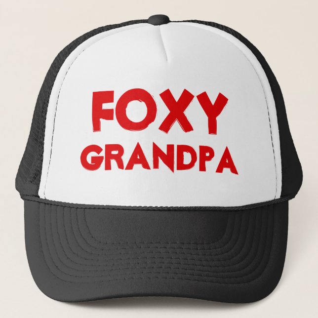 Foxy Grandpa Trucker Hat (Front)