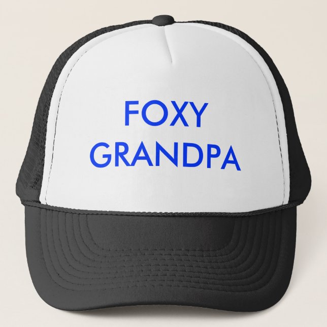 FOXY GRANDPA TRUCKER HAT (Front)
