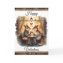 Foxy - Happy Valentines Card