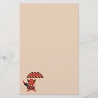 Foxy Hearts Stationery