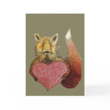 Foxy in Love card