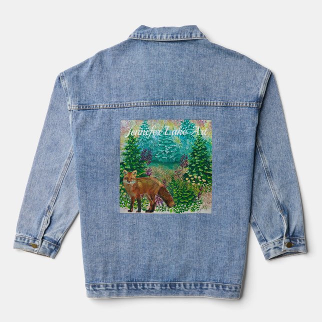 Foxy Jean Jacket (Back)