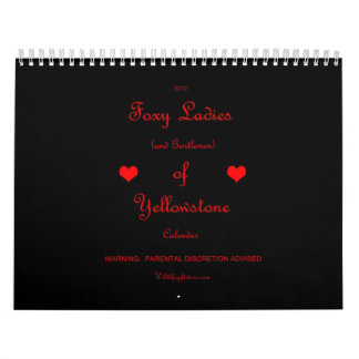 Foxy Ladies (and Gentlemen) Calendar