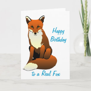 Foxy Lady Birthday Card