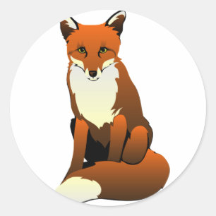 Foxy Lady Classic Round Sticker
