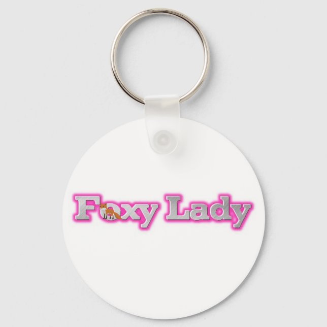 FOXY LADY KEY CHAIN (Front)