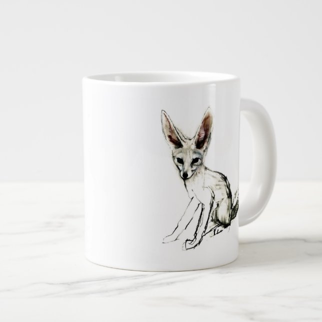 Foxy Large Coffee Mug (Front Right)