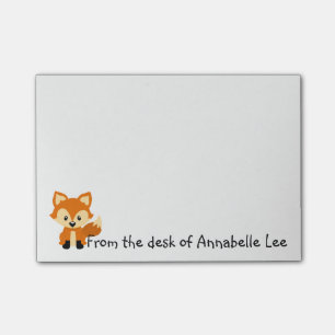 Foxy Little Friend Post-it Notes