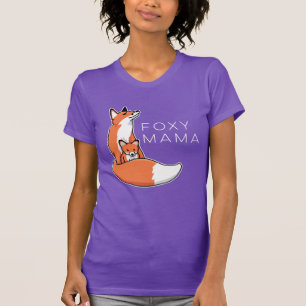 Foxy Mama Red Fox and Pup T-Shirt