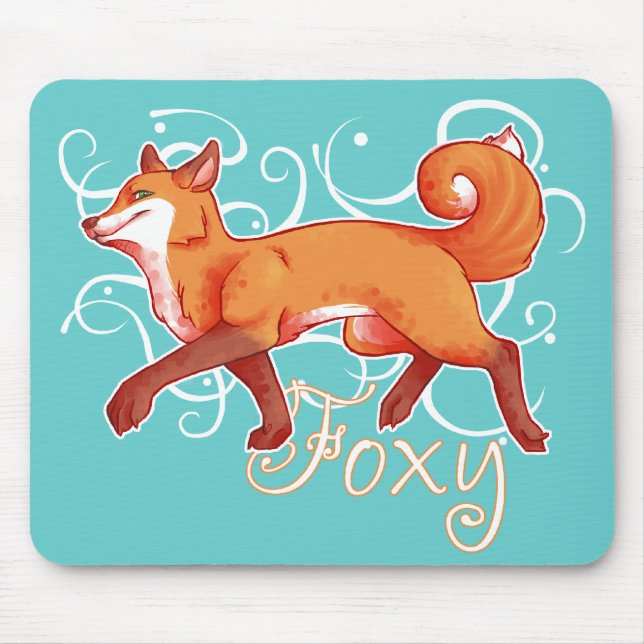 Foxy Mouse Mat (Front)