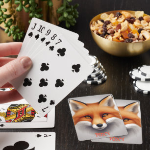 Foxy  playing cards