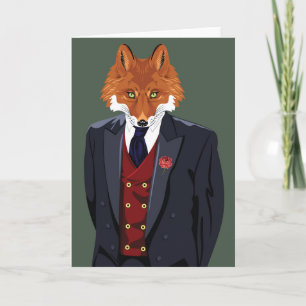 Foxy Portrait Card