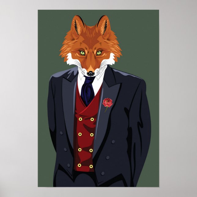 Foxy Portrait Poster (Front)