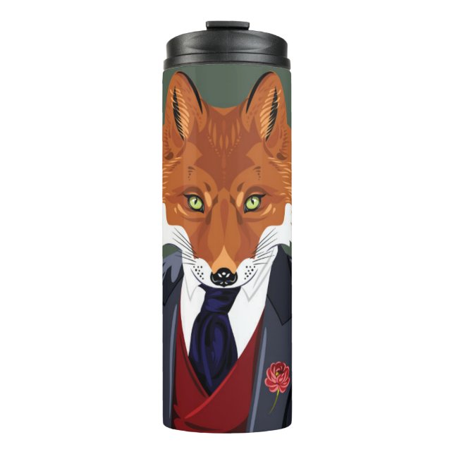 Foxy Portrait Thermal Tumbler (Front)