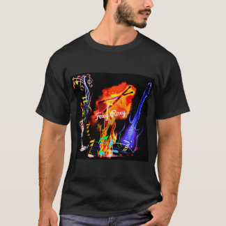 Foxy Roxy Rock n Roll Music Pillow T-Shirt