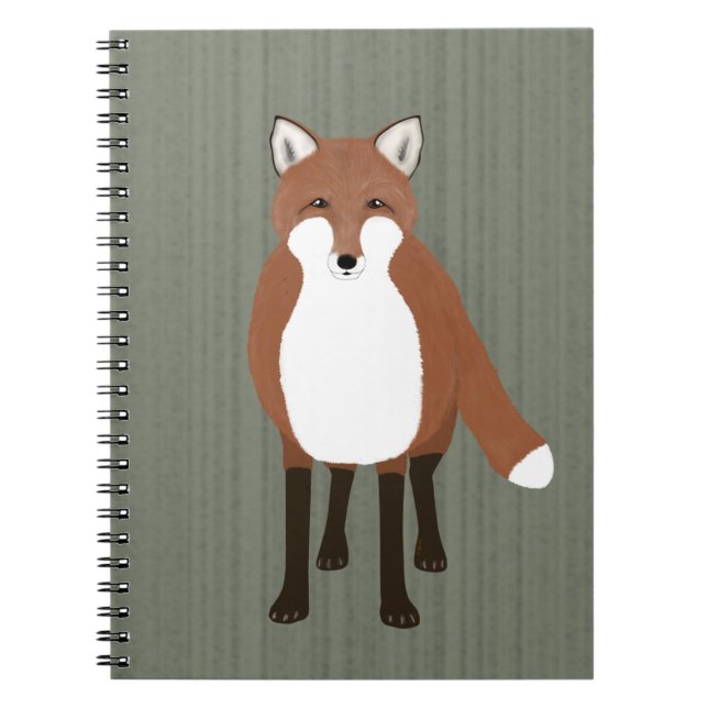 Foxy Spiral Notebook (Front)