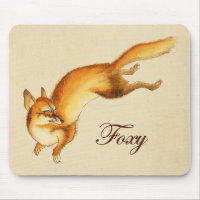 "Foxy" - Vintage Japanese sketch of a fox