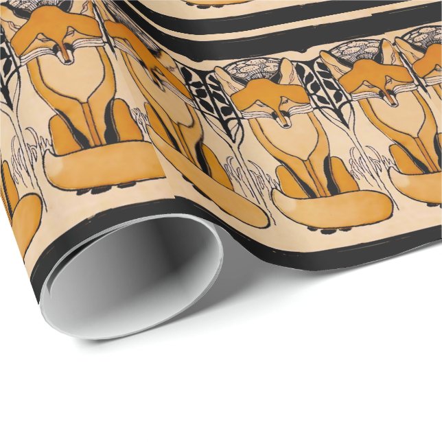 Foxy Wrapping Paper (Roll Corner)