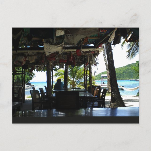 Foxy's Bar on Jost Postcard (Front)