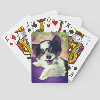 Foxy's Happy Dog Face Playing Cards