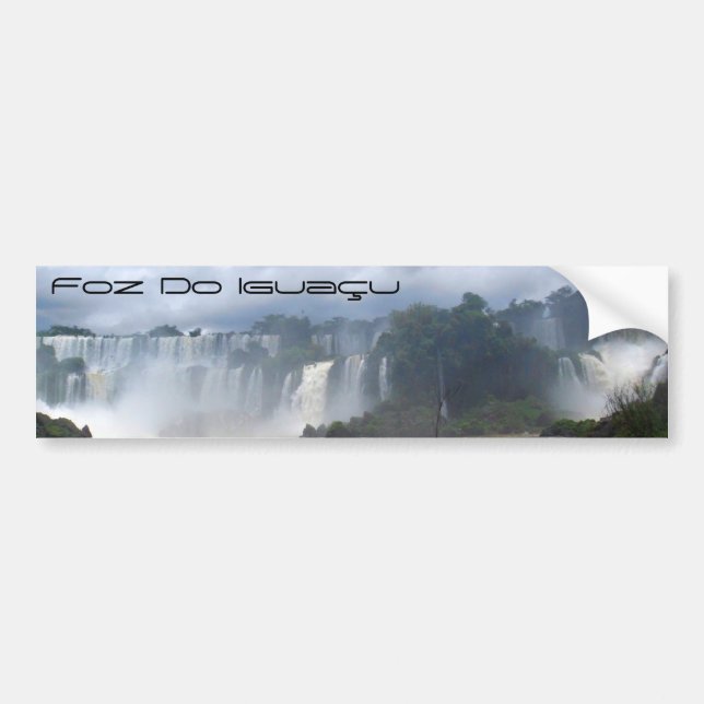 Foz Do Iguaçu Bumper Sticker (Front)