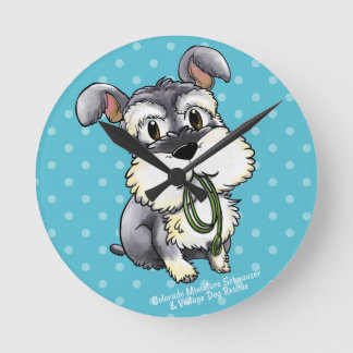 Fozi Schnauzer - Customisable Wall Clock