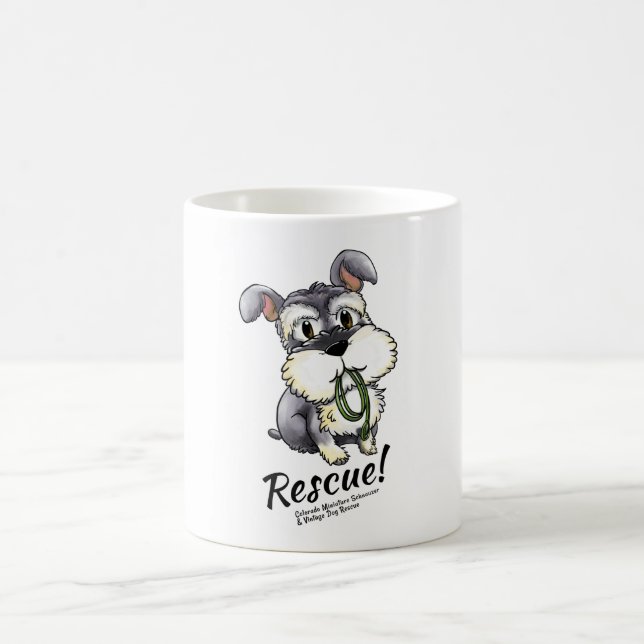 Fozi Schnauzer - White Mug (Center)