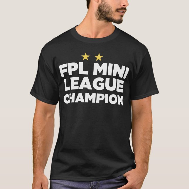 FPL Mini League Champion (2 Stars)  T-Shirt (Front)