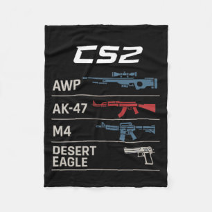 Fps Gamer Funny Cs First Person Competitive Gaming Fleece Blanket