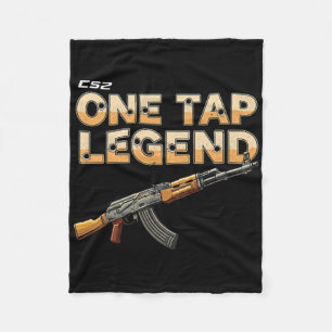 Fps Gamer Funny Cs First Person Competitive Gaming Fleece Blanket