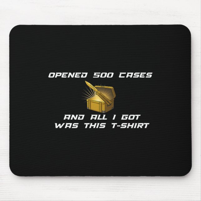 Fps Gamer Funny Cs First Person Competitive Gaming Mouse Mat (Front)