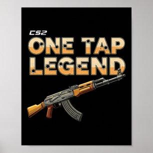 Fps Gamer Funny Cs First Person Competitive Gaming Poster