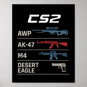 Fps Gamer Funny Cs First Person Competitive Gaming Poster