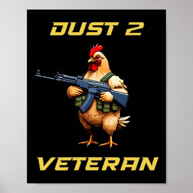Fps Gamer Funny Cs First Person Competitive Gaming Poster (Front)